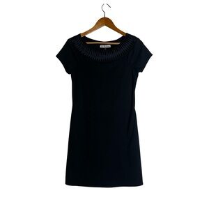 Lori Michaels black short sleeve pull over dress. Size small